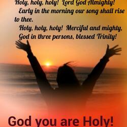 Holy, You are Holy