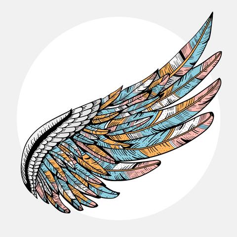 under heavy wings