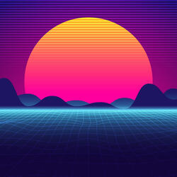 synthwave car