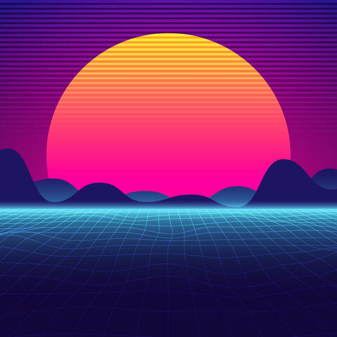 synthwave car