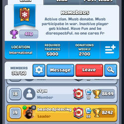 join my clan on clash royale