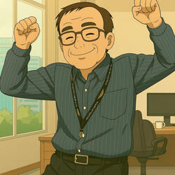 Derek the Office Superman!