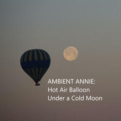 Hot Air Balloon Under a Cold Moon