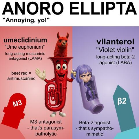 Anoro Ellipta (Umeclidinium & Vilanterol)