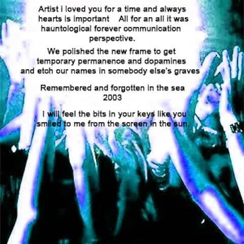 work of artist i love you