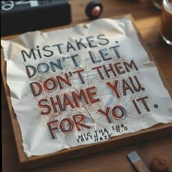 Mistakes Don't let them kill ya For it