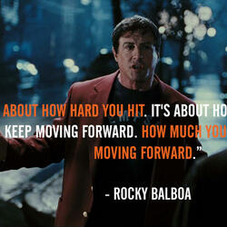 It's not about how hard you hit