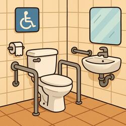 ห้องน้ำคนพิการ