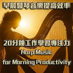 早晨豎琴音樂提高效率 20分鐘工作學習專注力 Harp Music for Morning Productivity