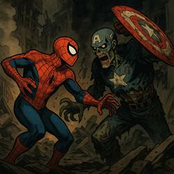 Spider-man VS Captain America (Song For Marvel Zombies)