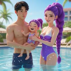 Family Pool Day (Kpop Demon Hunters Song)