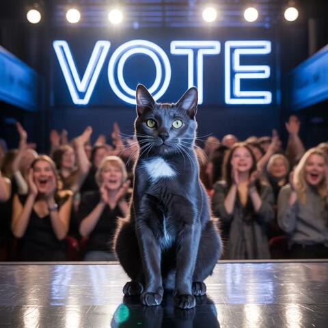 Vote for my cat Stoney (feat. C the Rapper)