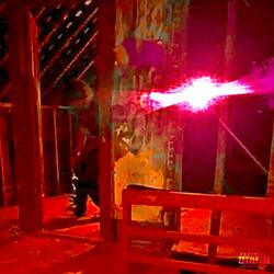 BLOOD STAINS ON THE WALL