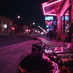 Neon Night Groove Backing Track in D minor