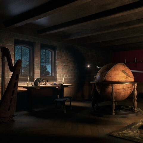 The Last Alchemist's Magical Hideaway: Globe, Rainbow, and Harp play Cat for Chill | Relax | Study