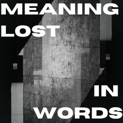 Meaning Lost In Words