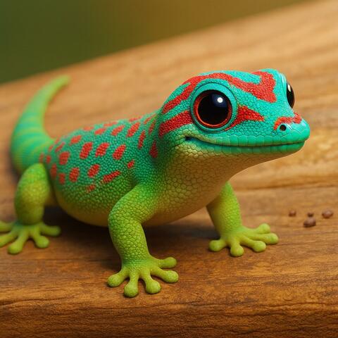 The Mauritius Ornate Day Gecko (Phelsuma ornata)