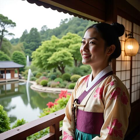 Korean folk music The Four Seasons of Hanok