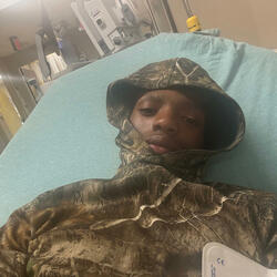 holding it down outside