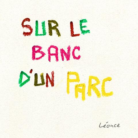 Sur le banc d'un parc