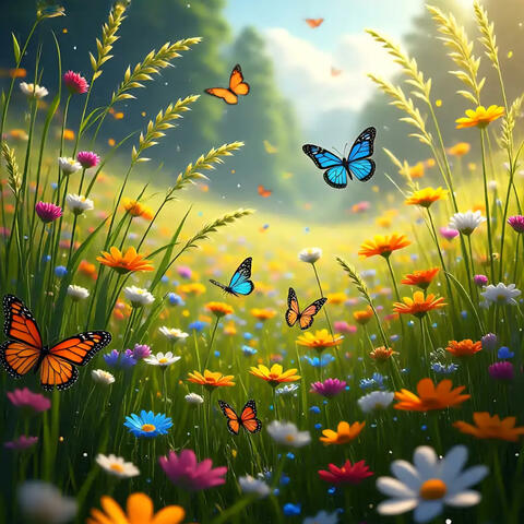 Flowers and Butterflies
