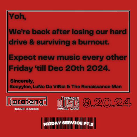 FRIDAY SERVICE, Pt. 2