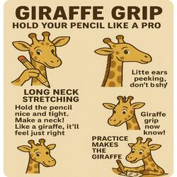 How to hold a pencil