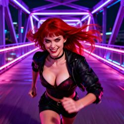 Run into the Neon Light