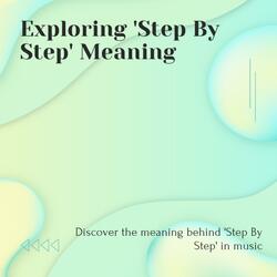 Step by Step (On the Water)