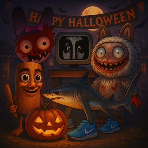 Halloween Party For Italian Brainrots, Sprunki Incredibox, And Labubu