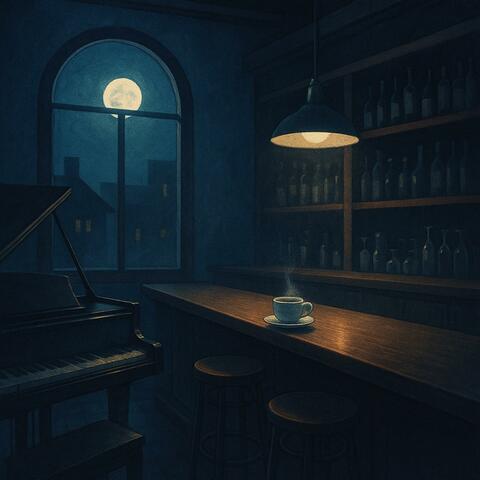 【BGM】月明かりのカウンターで流れるジャズピアノ（Jazz piano playing at the moonlit counter）