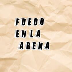 fuego en la arena