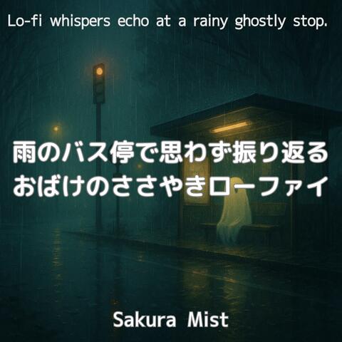 雨のバス停で思わず振り返るおばけのささやきローファイ