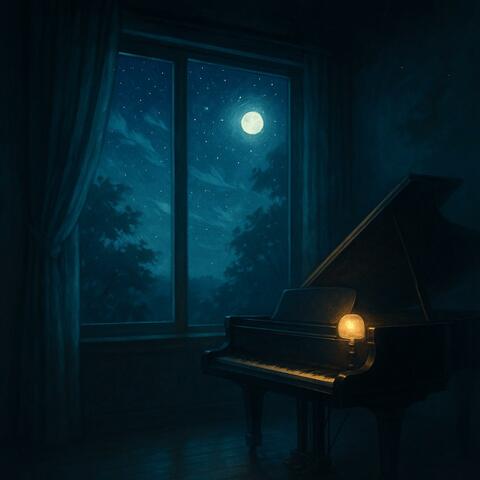 【BGM】窓際で夜風を感じるアンビエントピアノ（Ambient piano where you can feel the night breeze by the window）