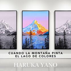 Cuando la Montaña pinta el Lago de colores