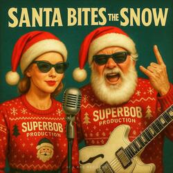 SANTA BITES THE SNOW
