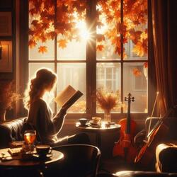 窓辺に差す秋のぬくもり カフェBGM 作業用