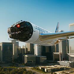GODZILLA AIRPLANE (Infected Sky)
