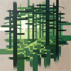 Sunlight through the trees