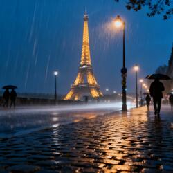 Rain over Paris