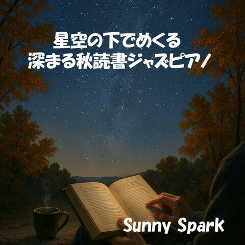 星空の下でめくる深まる秋読書ジャズピアノ