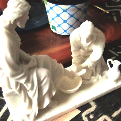 Feet of Jesus and Disciples