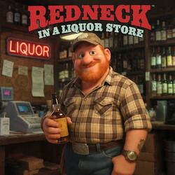 redneck in a liquor store