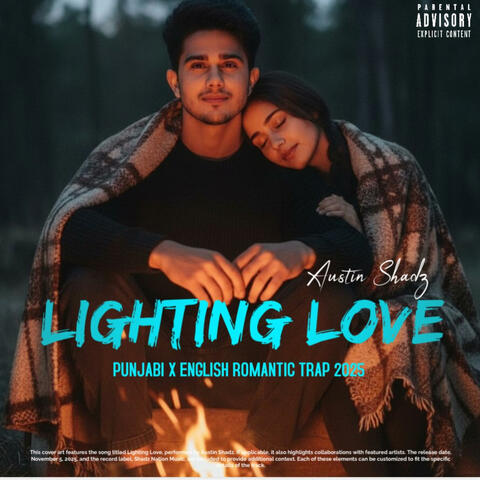 “Lighting Love – Austin Shadz (Official Audio | Punjabi x English Romantic Trap 2025)