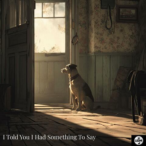 I Told You I Had Something To Say