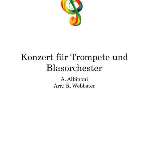 Konzert für Trompete und Blasorchester t. Albinoni