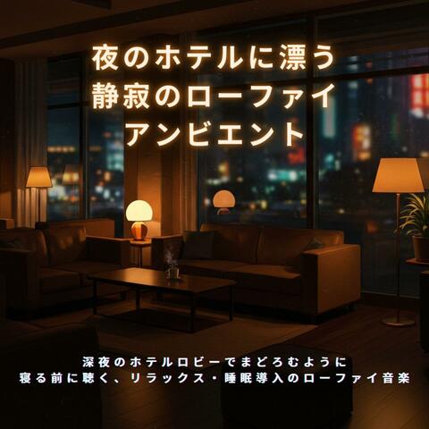 夜のホテルに漂う、静寂のローファイ・アンビエント【睡眠導入】
