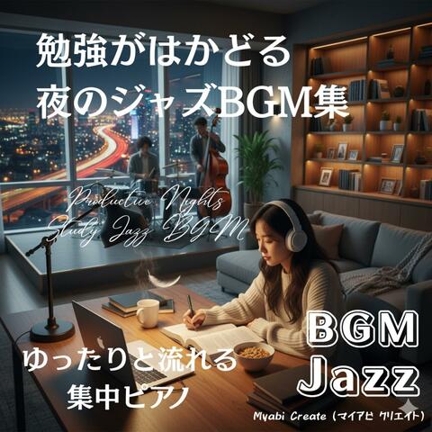 勉強がはかどる夜のジャズBGM集 - ゆったりと流れる集中ピアノ Jazz
