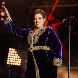 Najat Aatabou Kachkoul Chaabi نجاة أعتابو سهرة ذكرى المسيرة الخضراء