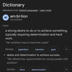 Ambition